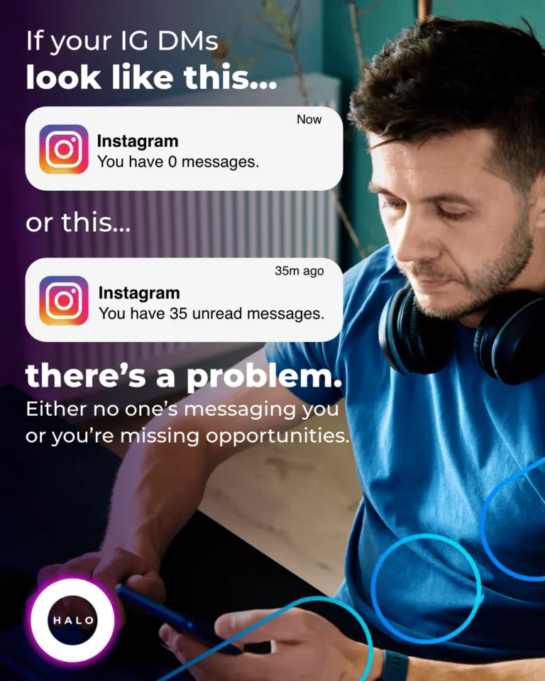 guy looking at his phone